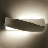 Wandlamp Sigma Sollux Wit LxBxH 50x20x20 Keramiek, Glas Nnb