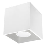 Plafondlamp Quad Sollux Wit LxBxH 13x13x13 Aluminium Nnb