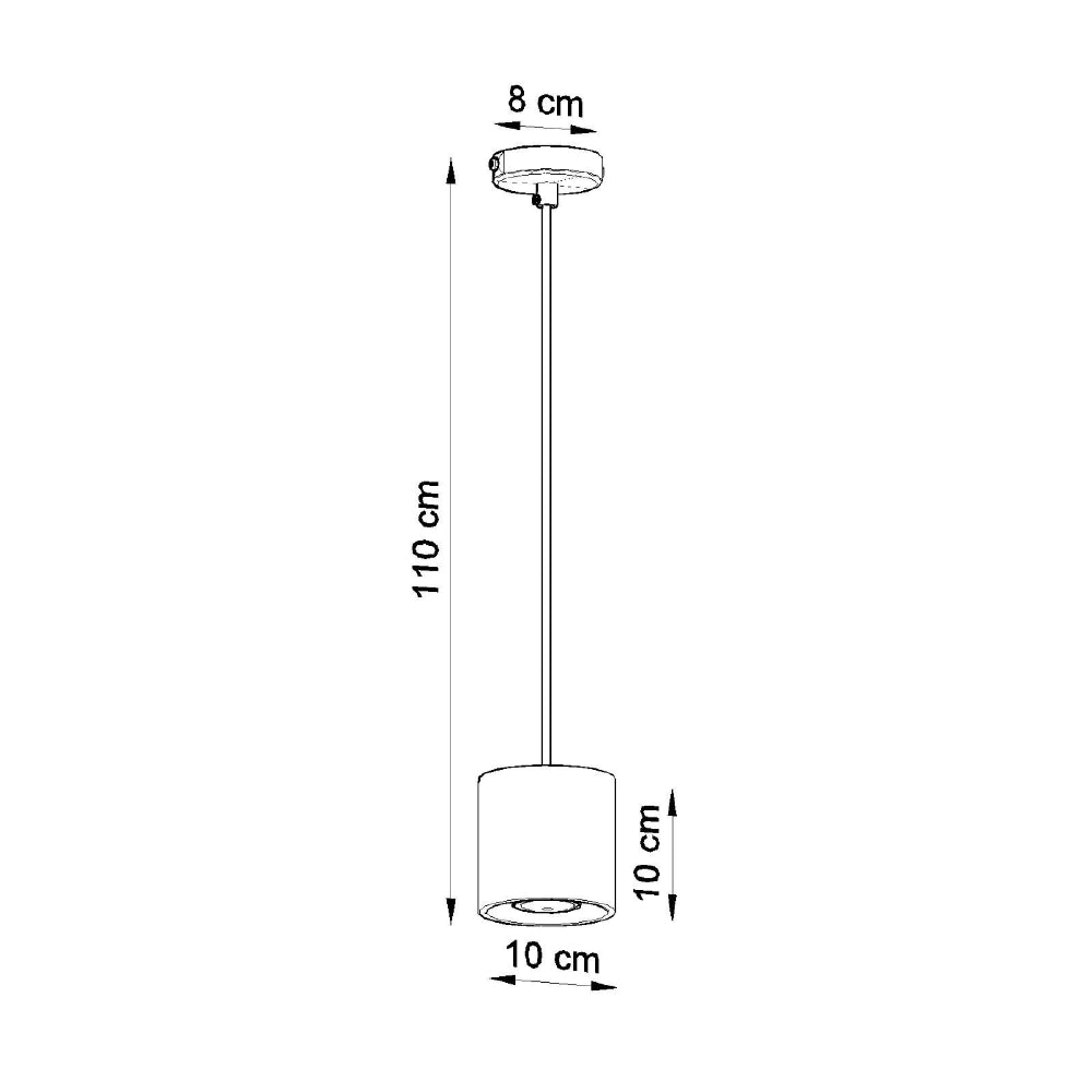 Hanglamp Orbis Sollux Zwart LxBxH 13x13x13 Aluminium Nnb