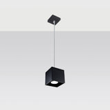 Hanglamp Quad Sollux Zwart LxBxH 13x13x13 Aluminium Nnb