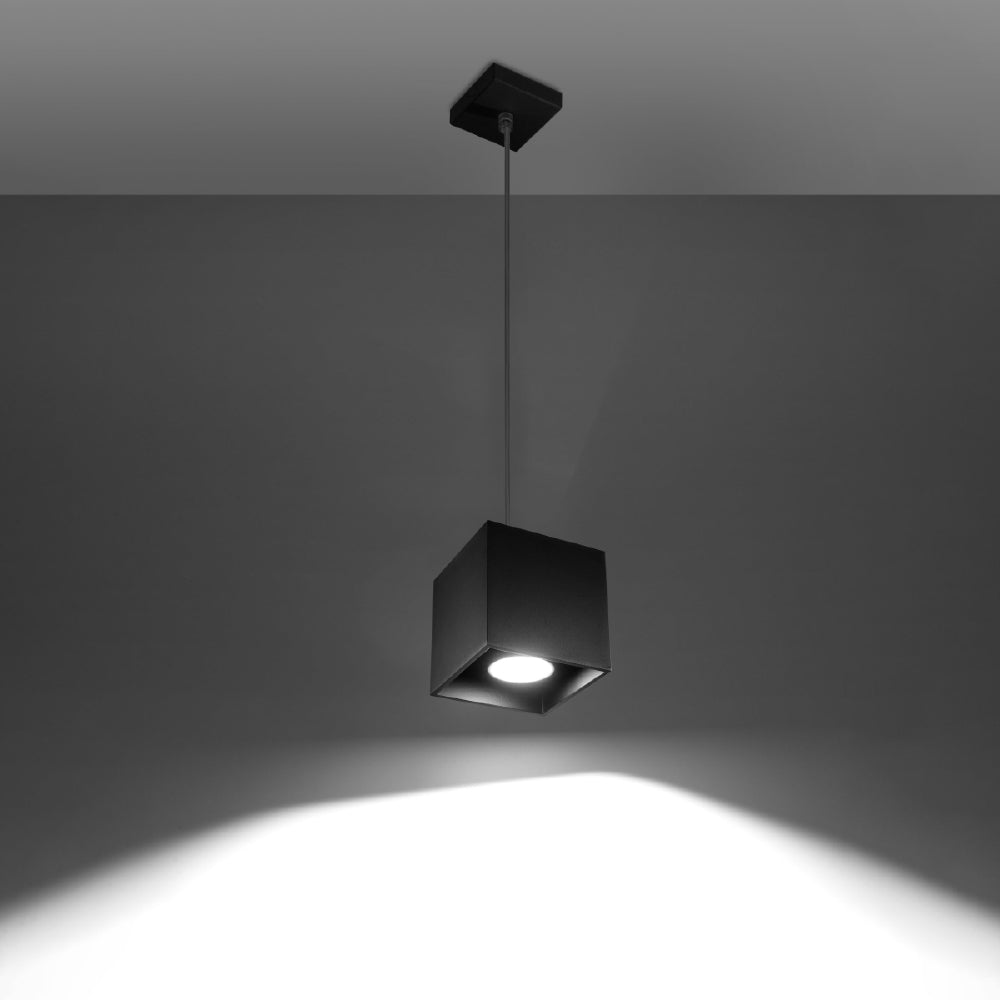 Hanglamp Quad Sollux Zwart LxBxH 13x13x13 Aluminium Nnb