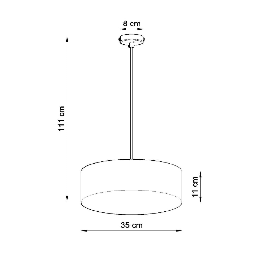 Hanglamp Arena Sollux Zwart LxBxH 37x37x19 PVC Nnb