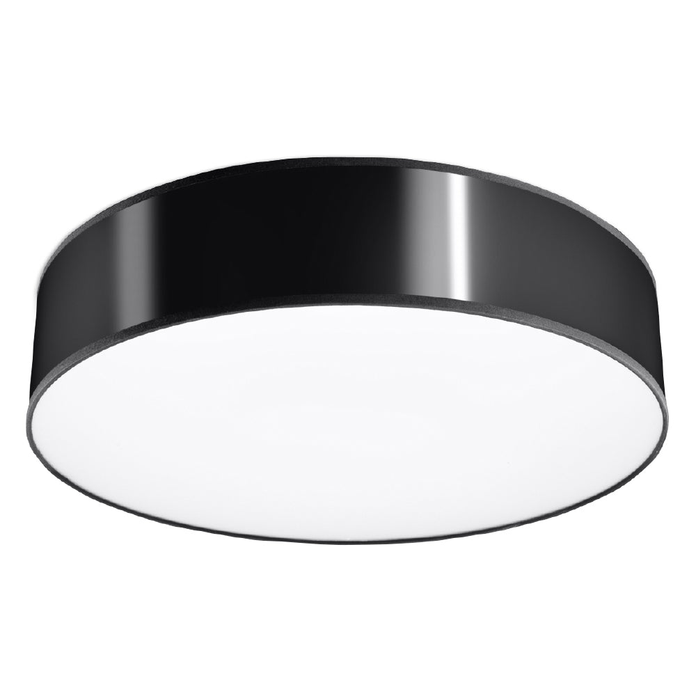 Plafondlamp Arena Sollux Zwart LxBxH 47x47x19 PVC Nnb