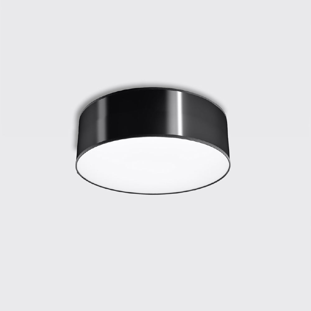 Plafondlamp Arena Sollux Zwart LxBxH 26x26x15 PVC Nnb