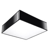 Plafondlamp Horus Sollux Zwart LxBxH 37x37x19 PVC Nnb