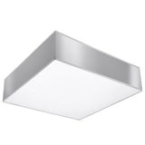 Plafondlamp Horus Sollux Grijs LxBxH 37x37x19 PVC Nnb