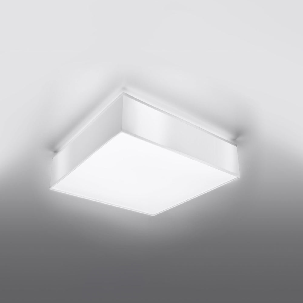 Plafondlamp Horus Sollux Wit LxBxH 37x37x19 PVC Nnb