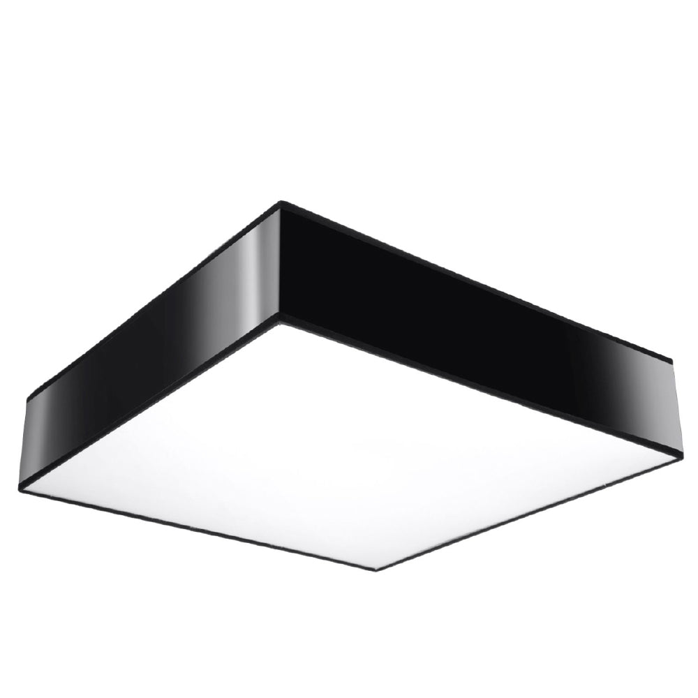 Plafondlamp Horus Sollux Zwart LxBxH 47x47x19 PVC Nnb