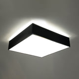 Plafondlamp Horus Sollux Zwart LxBxH 47x47x19 PVC Nnb