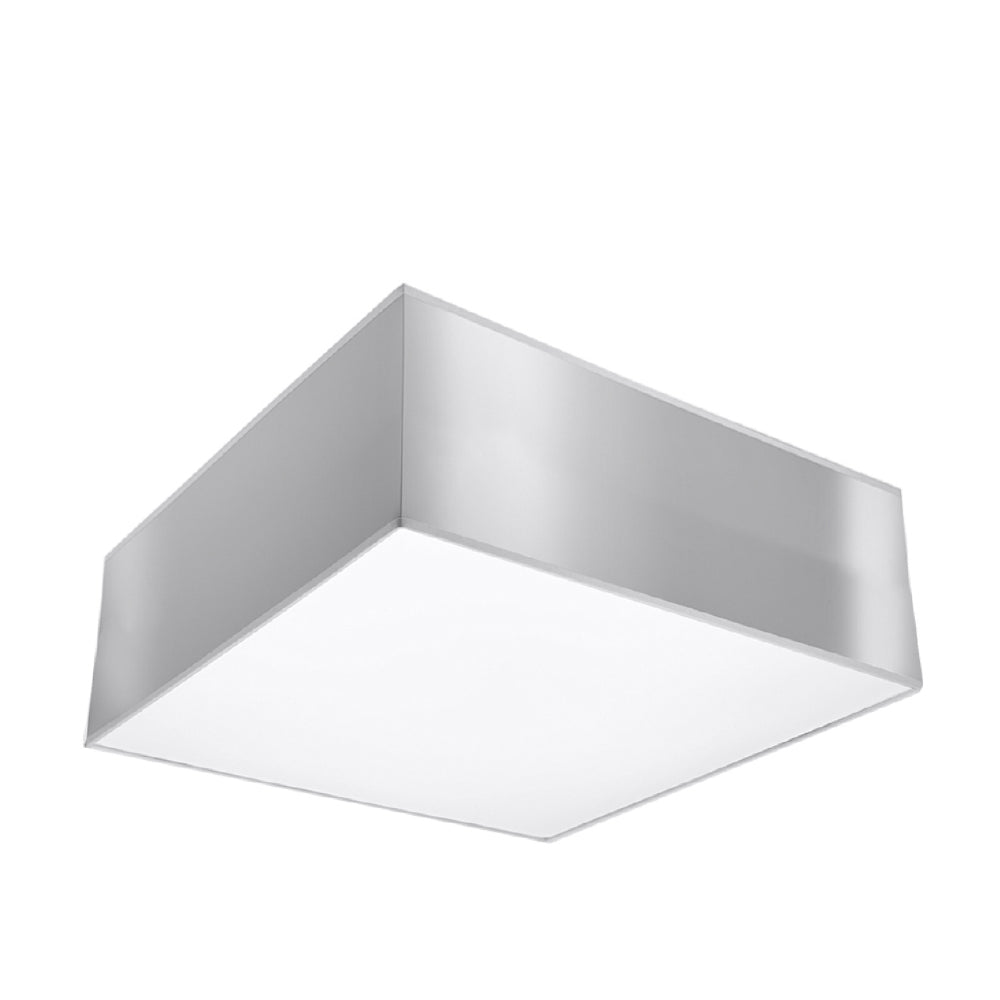 Plafondlamp Horus Sollux Grijs LxBxH 26x26x15 PVC Nnb