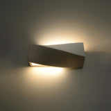 Wandlamp Sigma Sollux Wit LxBxH 50x20x20 Keramiek, Glas Nnb