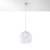 Hanglamp Ball Sollux Transparant LxBxH 33x33x33 Metaal Nnb