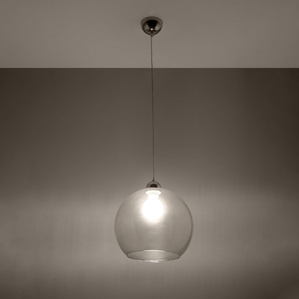 Hanglamp Ball Sollux Transparant LxBxH 33x33x33 Metaal Nnb