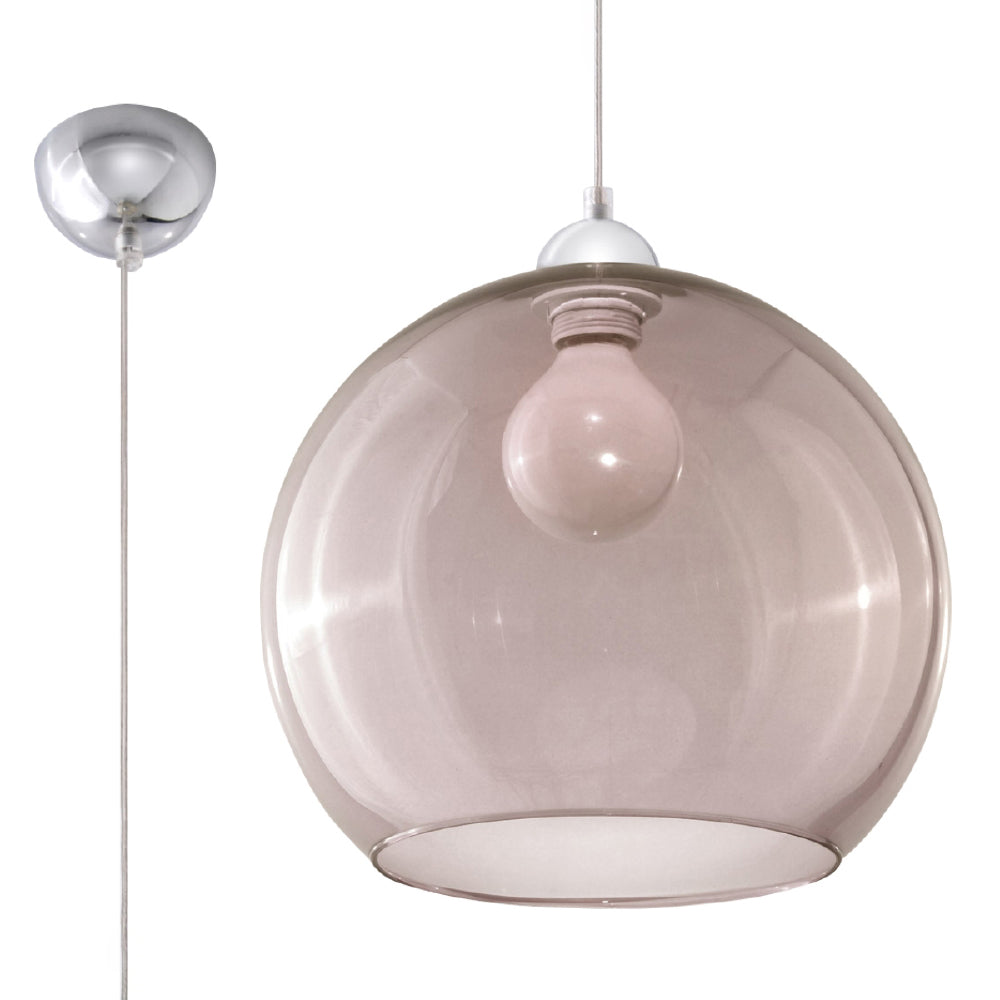 Hanglamp Ball Sollux grafiet LxBxH 33x33x33 Metaal Nnb