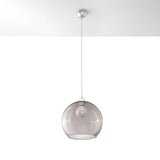 Hanglamp Ball Sollux grafiet LxBxH 33x33x33 Metaal Nnb