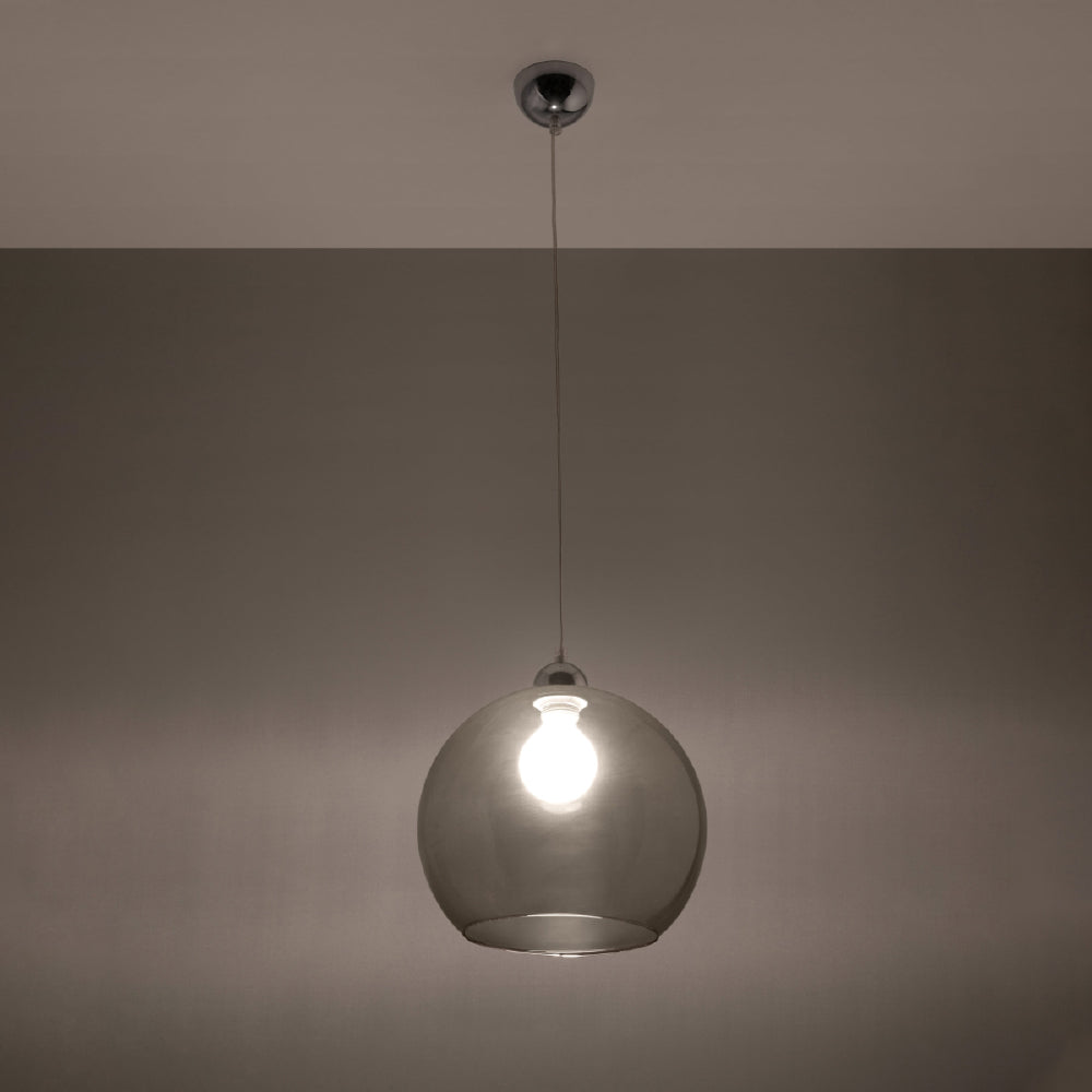 Hanglamp Ball Sollux grafiet LxBxH 33x33x33 Metaal Nnb