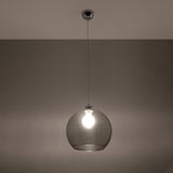 Hanglamp Ball Sollux grafiet LxBxH 33x33x33 Metaal Nnb