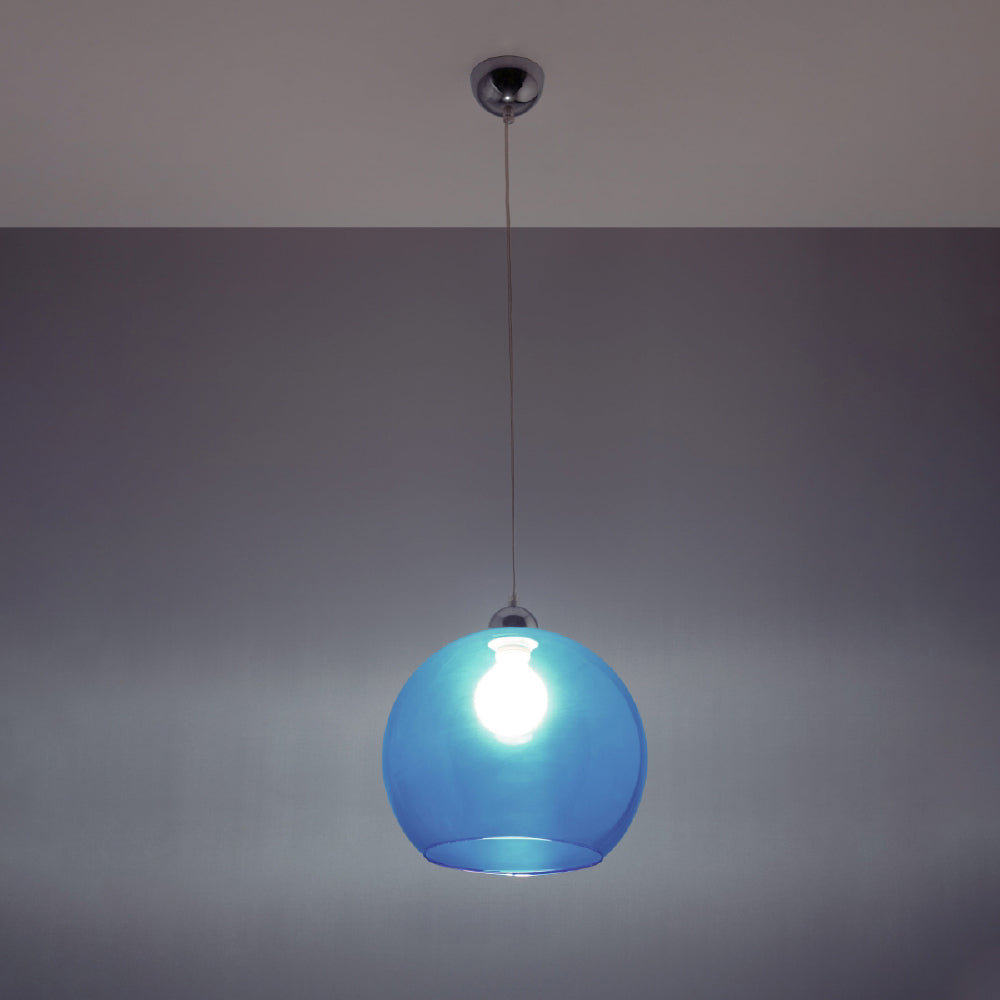 Hanglamp Ball Sollux blauw LxBxH 33x33x33 Metaal Nnb