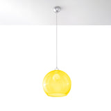 Hanglamp Ball Sollux Geel LxBxH 33x33x33 Metaal Nnb