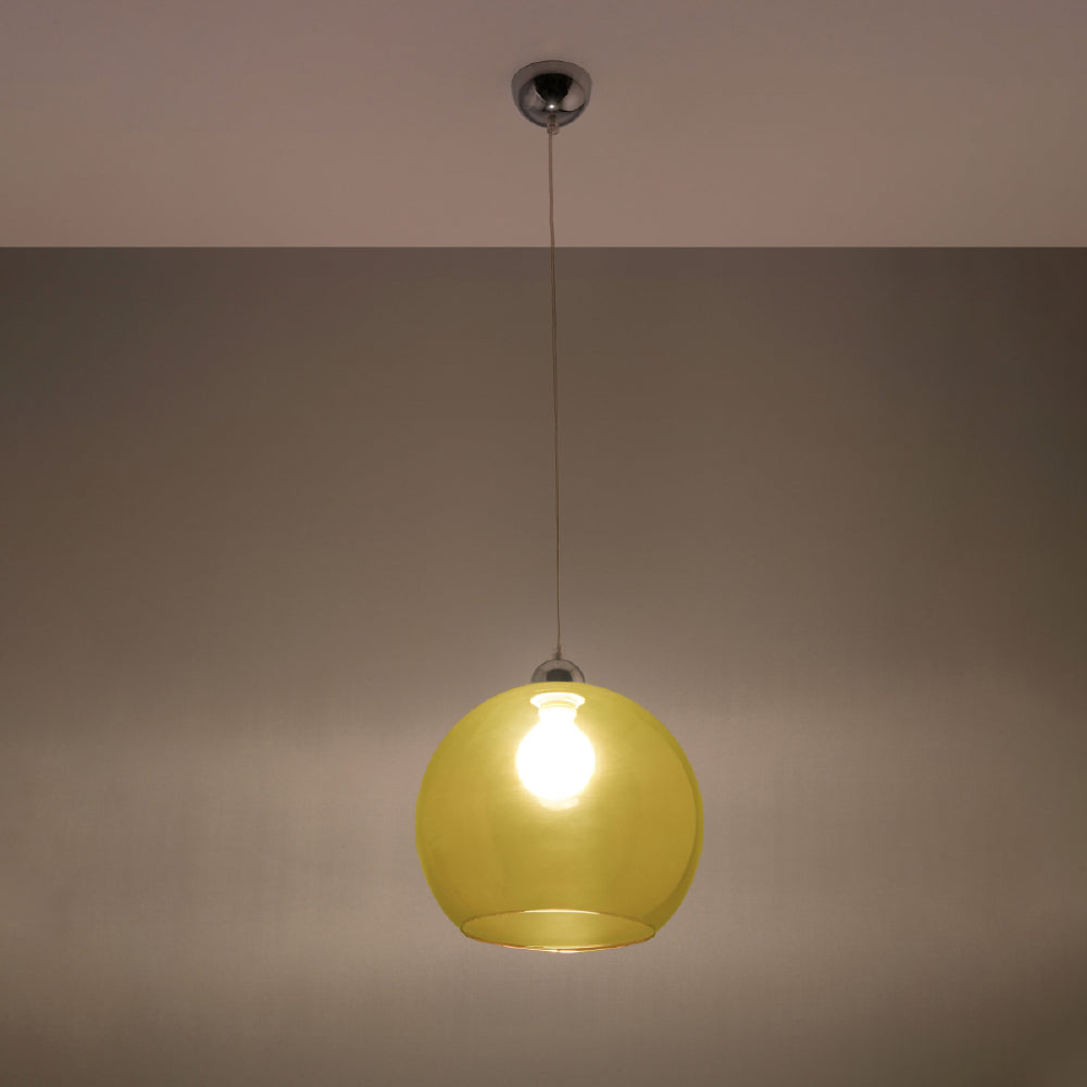 Hanglamp Ball Sollux Geel LxBxH 33x33x33 Metaal Nnb