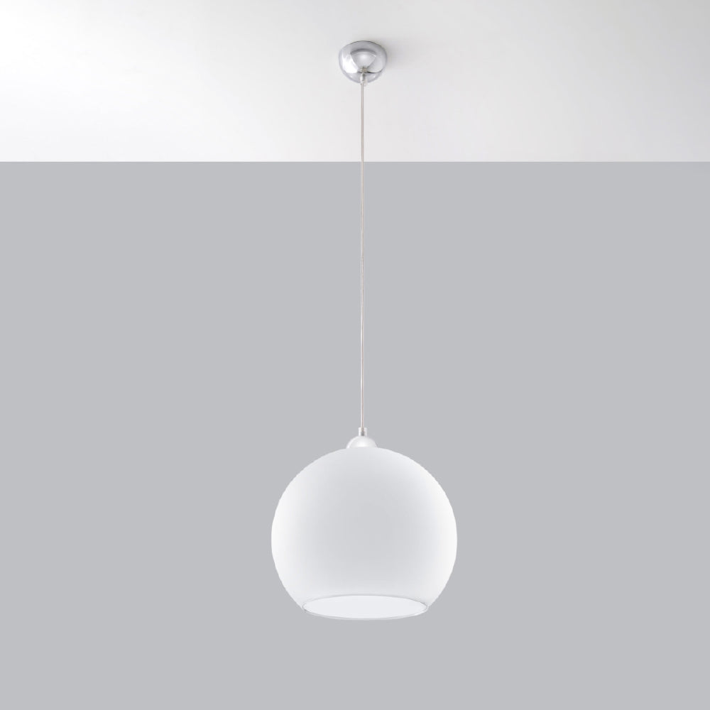 Hanglamp Ball Sollux Wit LxBxH 33x33x33 Metaal Nnb