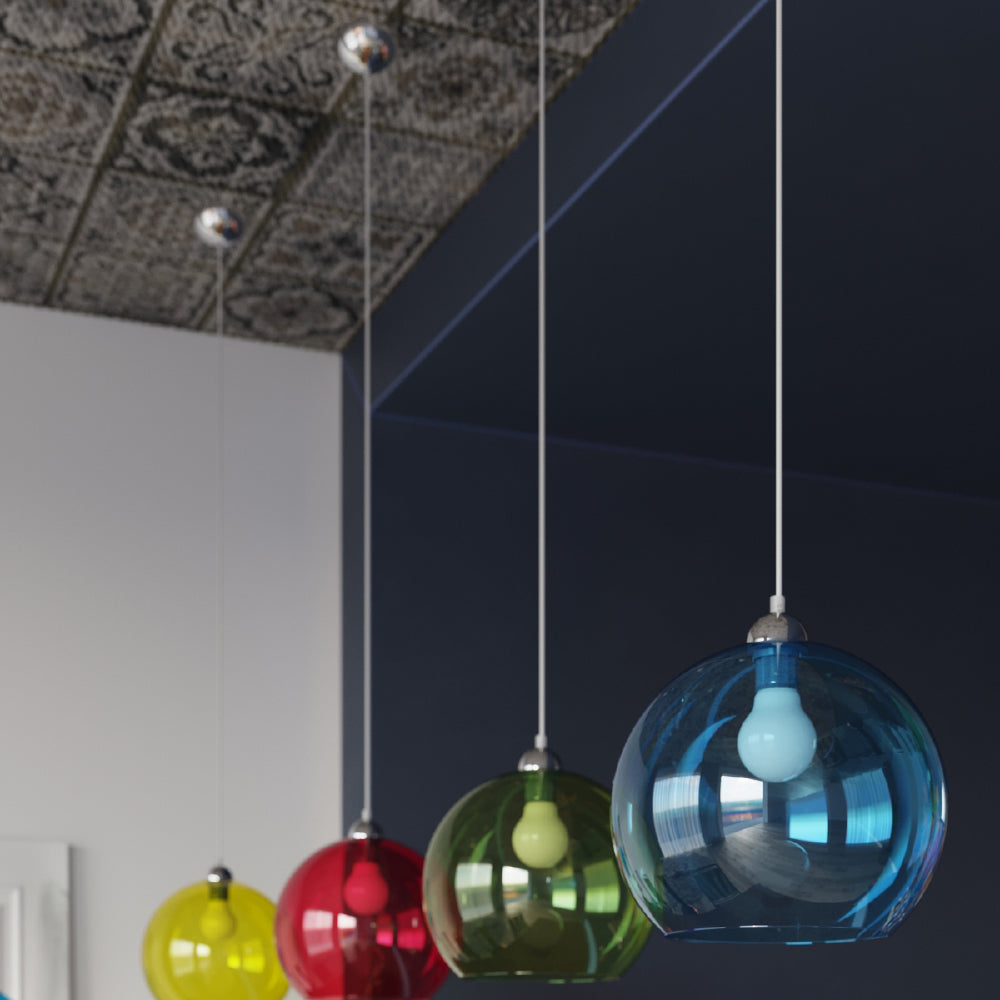 Hanglamp Ball Sollux Wit LxBxH 33x33x33 Metaal Nnb