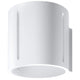 Wandlamp Inez Sollux Wit LxBxH 13x13x13 Aluminium Nnb