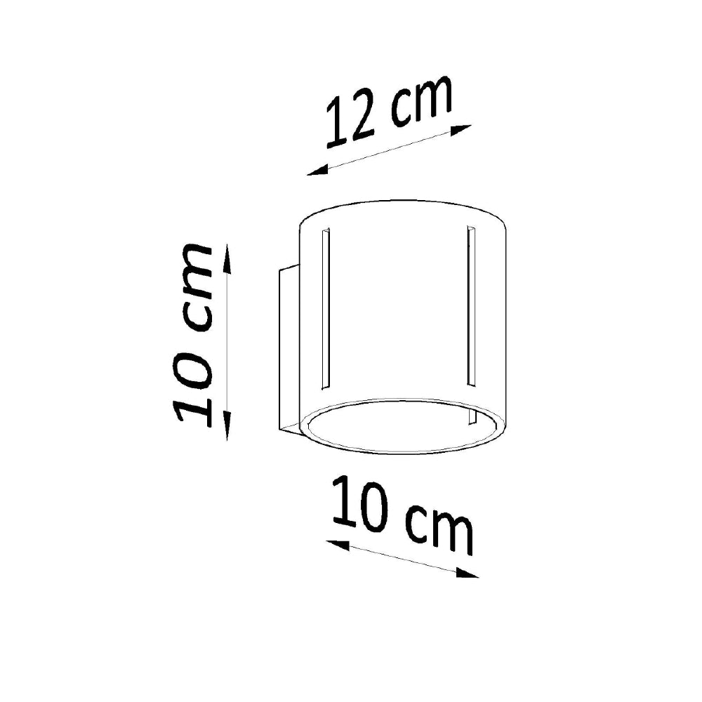 Wandlamp Inez Sollux Wit LxBxH 13x13x13 Aluminium Nnb