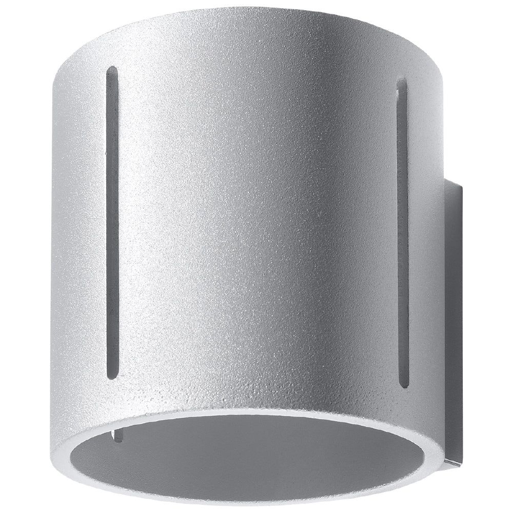 Wandlamp Inez Sollux Grijs LxBxH 13x13x13 Aluminium Nnb