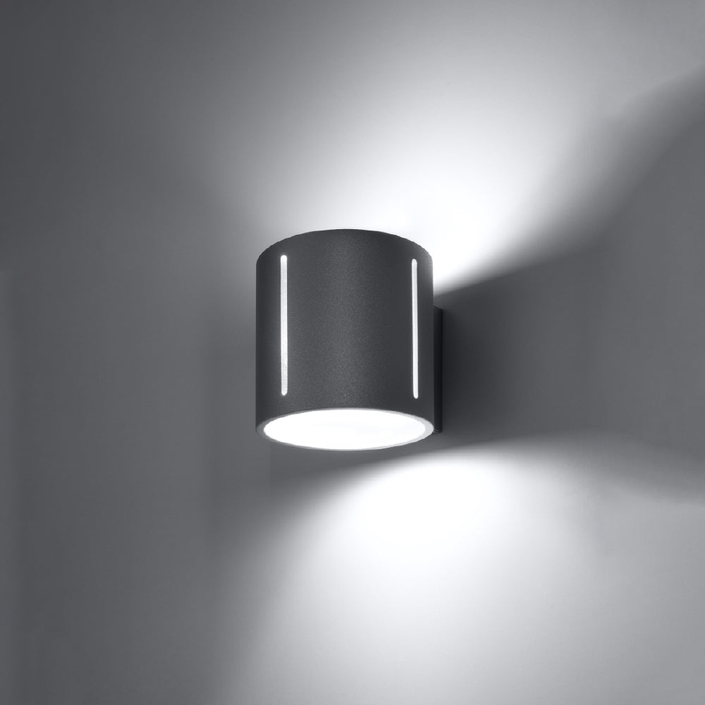 Wandlamp Inez Sollux Grijs LxBxH 13x13x13 Aluminium Nnb