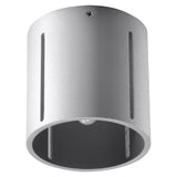 Plafondlamp Inez Sollux Grijs LxBxH 13x13x13 Aluminium Nnb