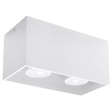 Plafondlamp Quad Sollux Wit LxBxH 31x14x14 Aluminium Nnb