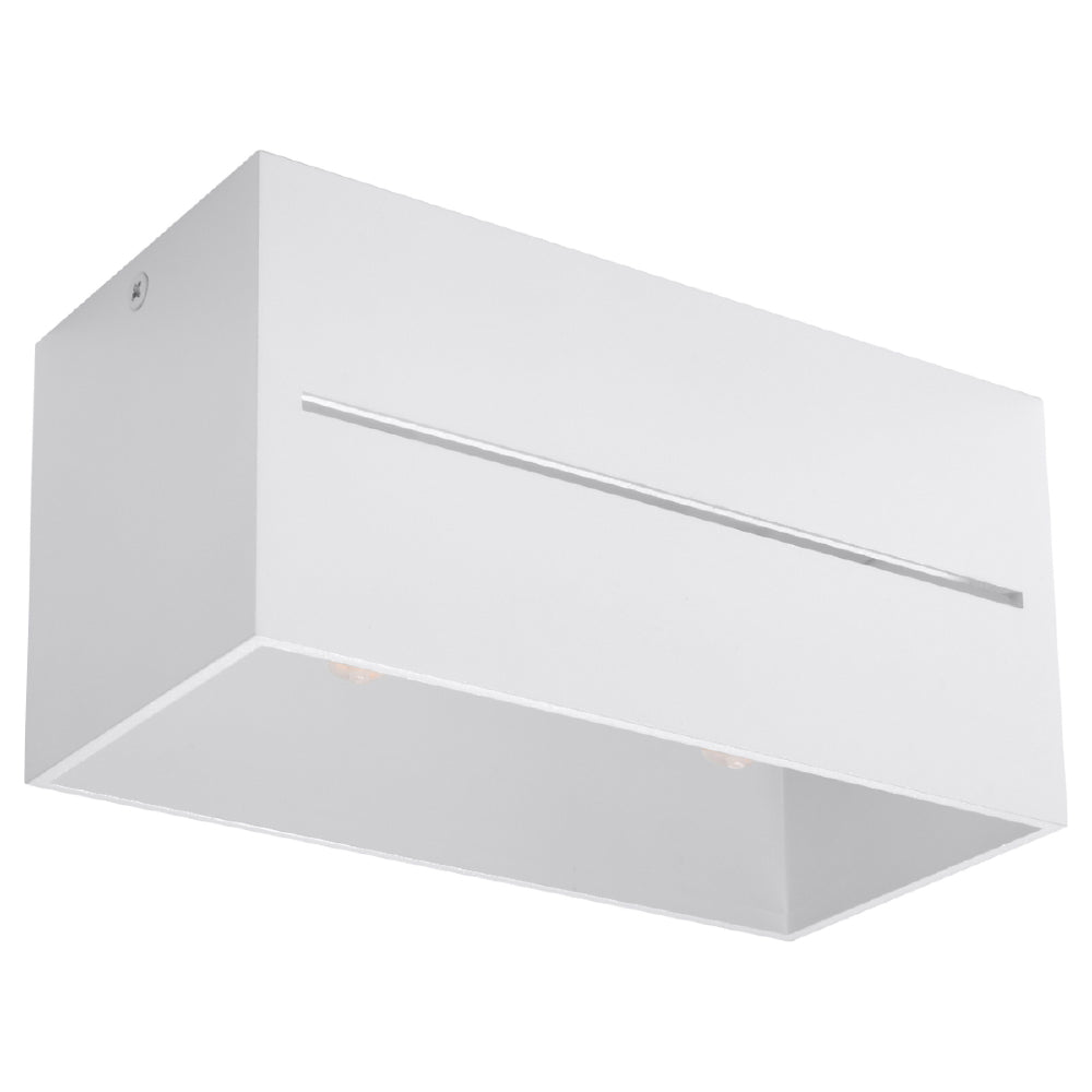 Plafondlamp Lobo Sollux Wit LxBxH 31x14x14 Aluminium Nnb