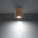 Plafondlamp Orbis Sollux Naturel LxBxH 13x13x13 Hout Nnb