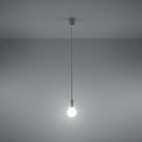 Hanglamp Diego Sollux Wit LxBxH 13x13x13 PVC Nnb