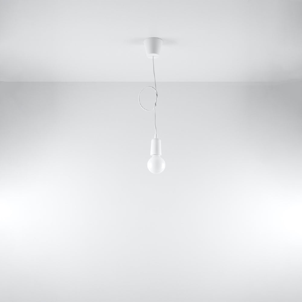 Hanglamp Diego Sollux Wit LxBxH 13x13x13 PVC Nnb