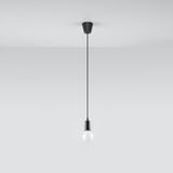 Hanglamp Diego Sollux Zwart LxBxH 13x13x13 PVC Nnb