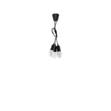 Hanglamp Diego Sollux Zwart LxBxH 13x13x13 PVC Nnb