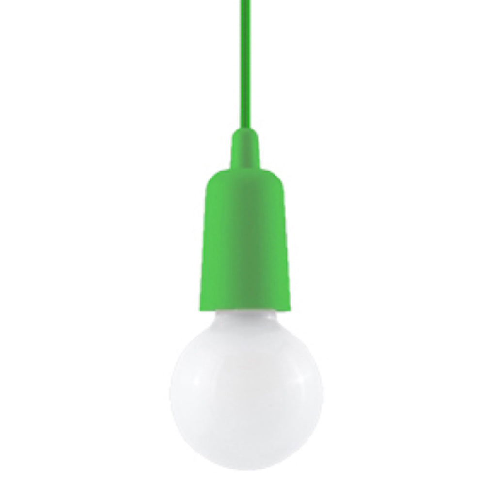 Hanglamp Diego Sollux Groen LxBxH 13x13x13 PVC Nnb