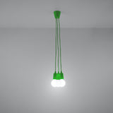 Hanglamp Diego Sollux Groen LxBxH 13x13x13 PVC Nnb