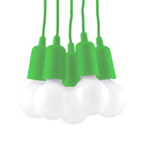 Hanglamp Diego Sollux Groen LxBxH 13x13x13 PVC Nnb