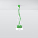 Hanglamp Diego Sollux Groen LxBxH 13x13x13 PVC Nnb