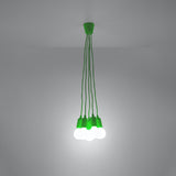 Hanglamp Diego Sollux Groen LxBxH 13x13x13 PVC Nnb