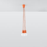 Hanglamp Diego Sollux Oranje LxBxH 13x13x13 PVC Nnb