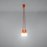 Hanglamp Diego Sollux Oranje LxBxH 13x13x13 PVC Nnb