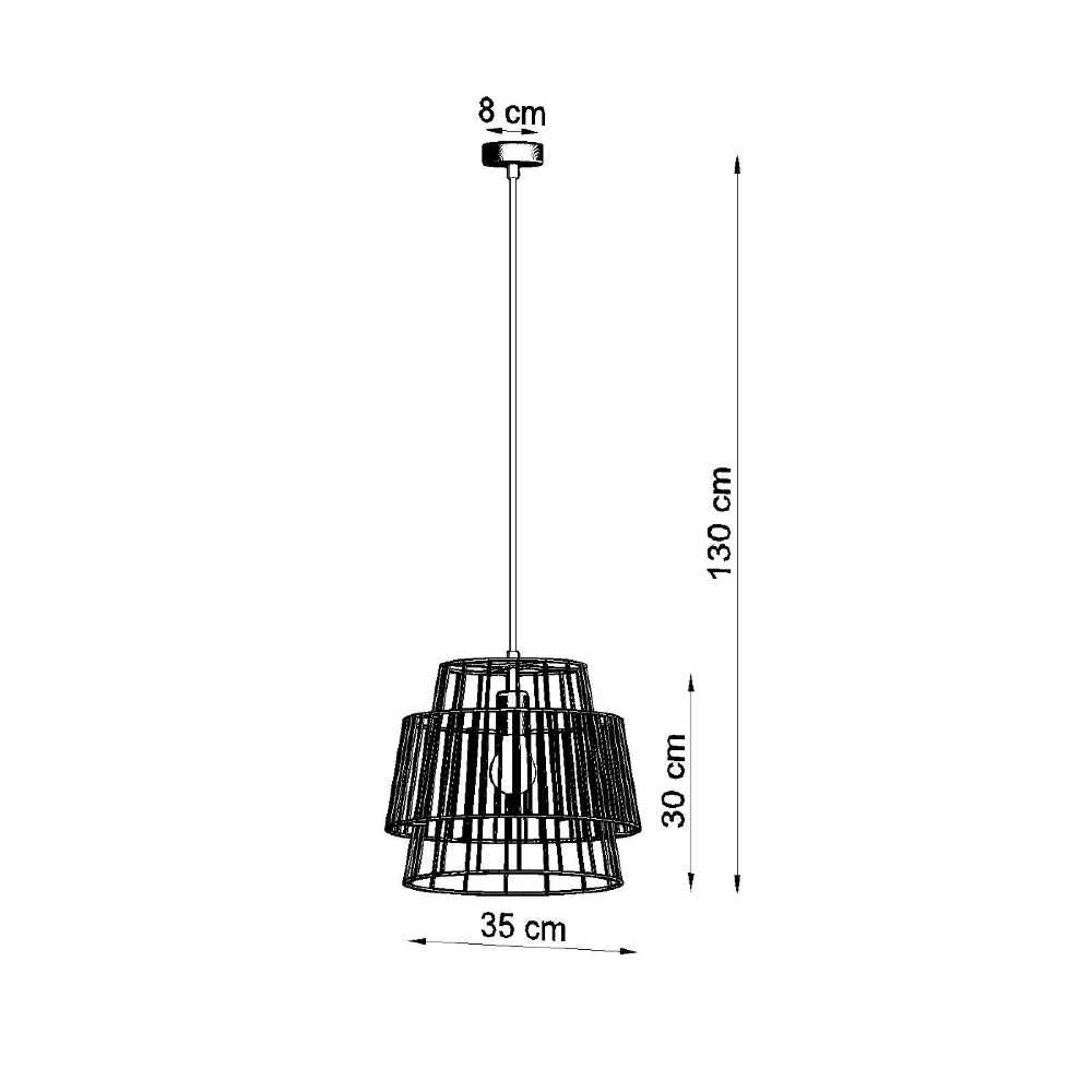 Hanglamp Gate Sollux Wit LxBxH 40x40x40 Metaal Nnb