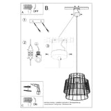 Hanglamp Gate Sollux Wit LxBxH 40x40x40 Metaal Nnb