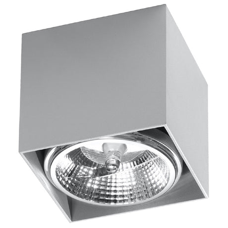 Plafondlamp Blake Sollux Grijs LxBxH 13x13x13 Aluminium Nnb