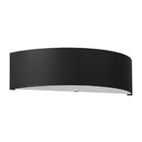 Wandlamp Skala Sollux Zwart LxBxH 50x20x25 Stof, Glas, Metaal Nnb