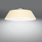 Plafondlamp Vega Sollux Wit LxBxH 67x67x36 Stof, Glas, Metaal Nnb